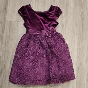 Jona Michelle Elegant Purple Kids Dress